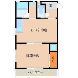 ガーデンプレス南武庫之荘の物件間取画像